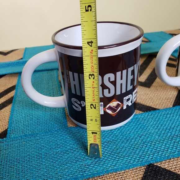 HERSHEY'S S'MORES CUPS MUGS Cups SET OF 2 Pair Collectible Kitchen Decor - Picture 7 of 9